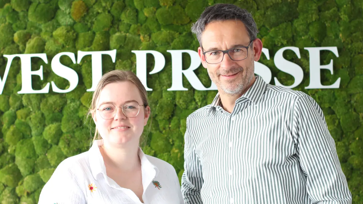 Das Sprecherteam der Grünen-Fraktion: Katharina Ernst und Dr. Karsten Amann.