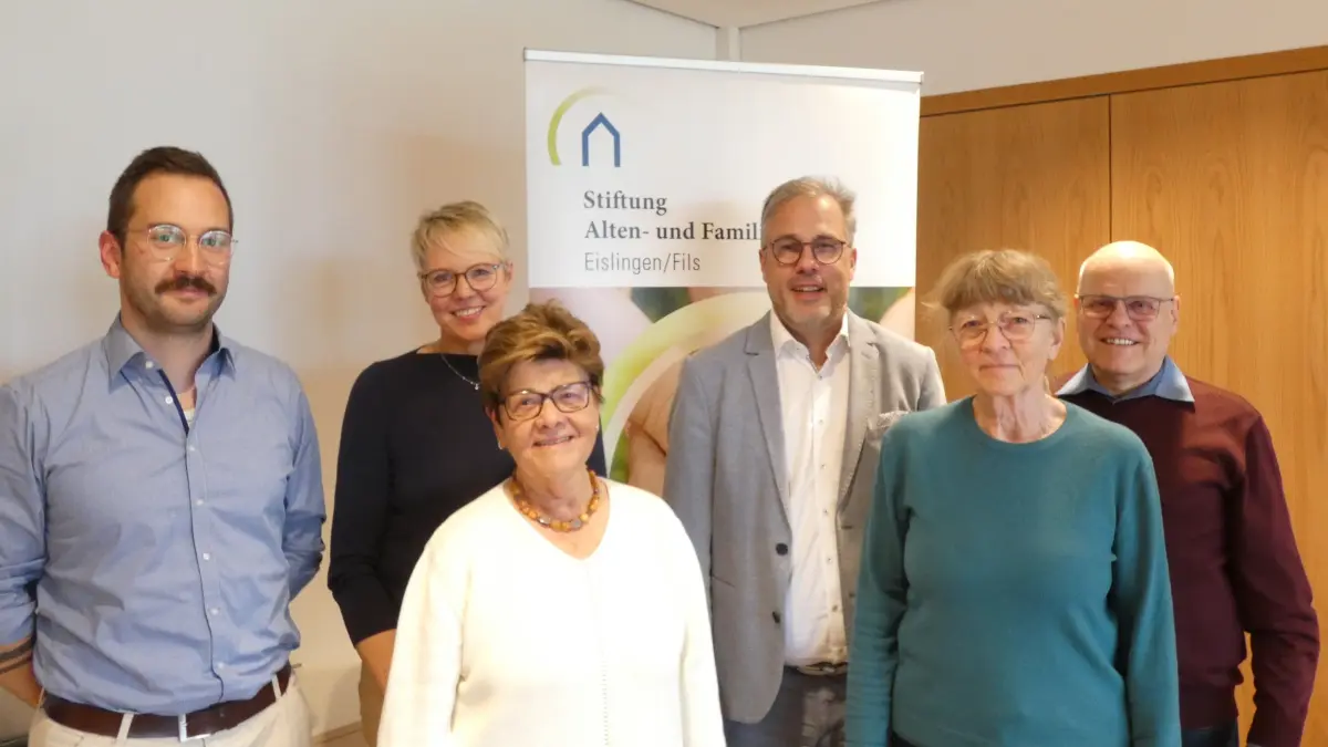 Der neu gewählte Stiftungsbeirat v.l.n.r.: Florin Joos, Heide Daiss, Karin Schuster, Oliver Marzian, Angela Maria Schirling und Thomas Ruckh.