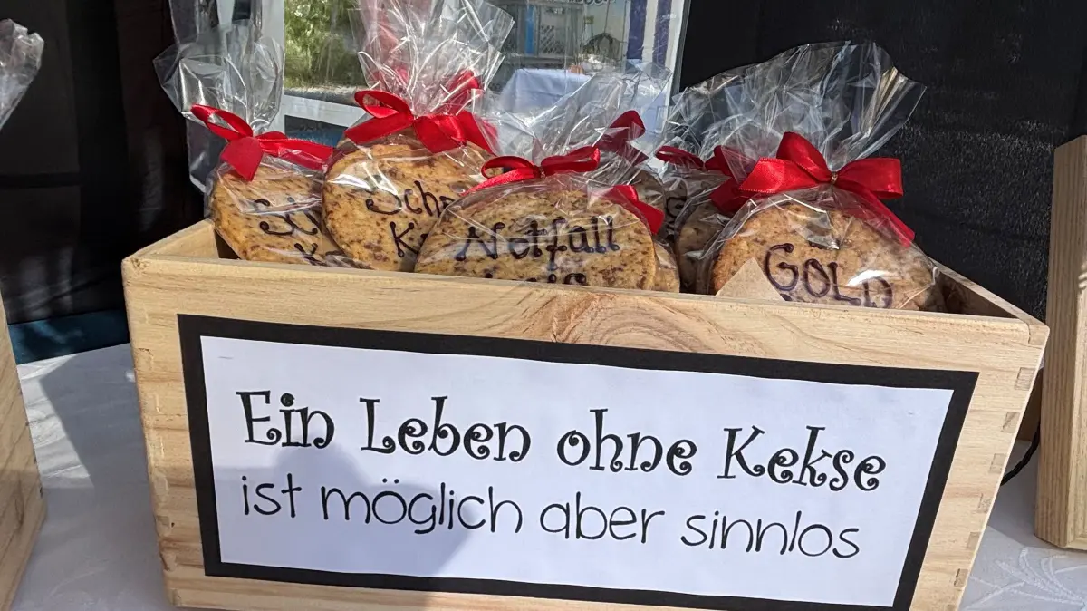 Nach überwiegend deftigem Essen und allerlei Getränken zum Nachtisch Cookies? Aber immer!