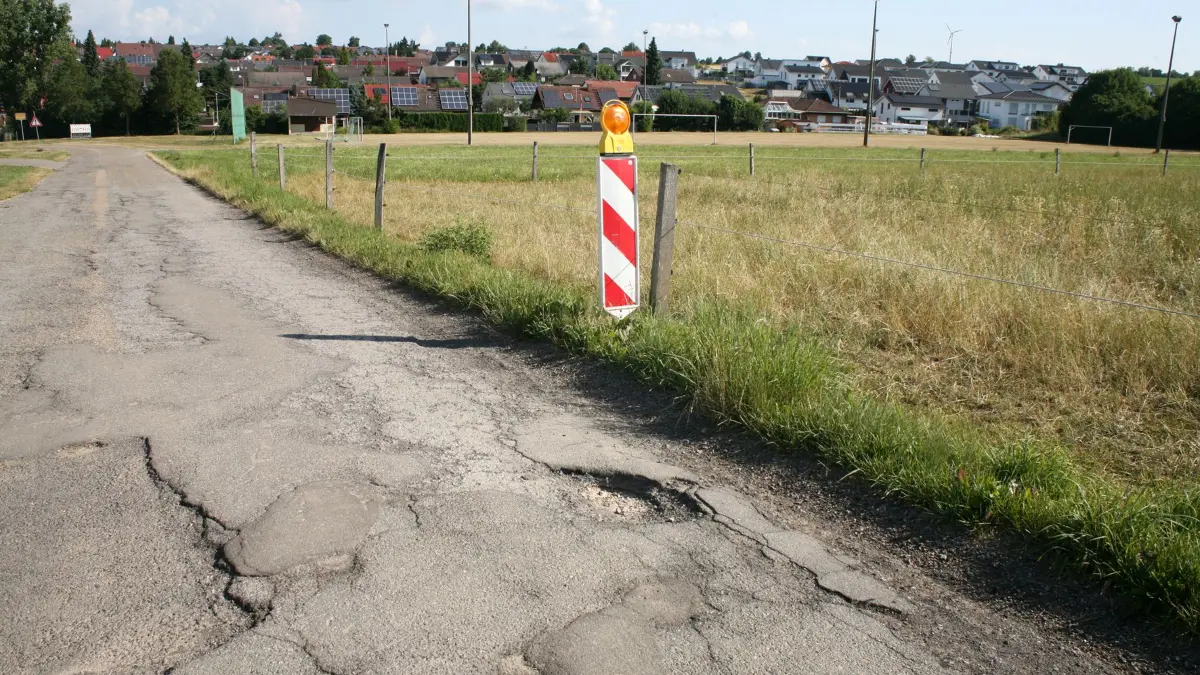 (ohne Überschrift): Weitenburger Straße in Weitingen (Archivfoto)