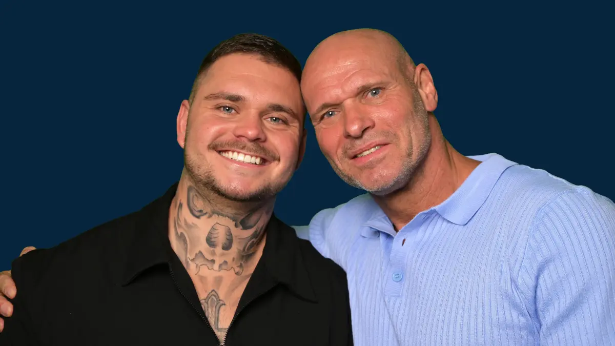 Sieben Eltern-Kind-Duos treten bei „Prominent verwandt“ an. Darunter sind Nico Legat (l.) und Thorsten Legat.
