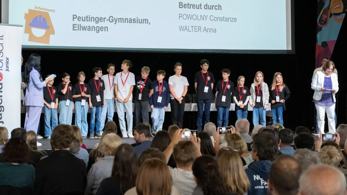 Jugend forscht junior Balingen Landeswettbewerb Finale 2026 Mai Volksbankmesse