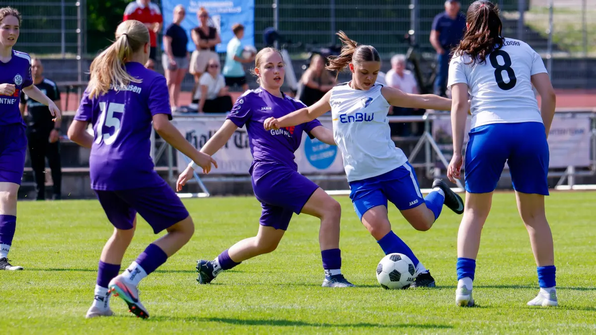 Fußball B-Juniorinnen Verbandsstaffel Nord Saison 2025/26 SGM Untermünkheim/Satteldorf - TSV Bernhausen 1:0