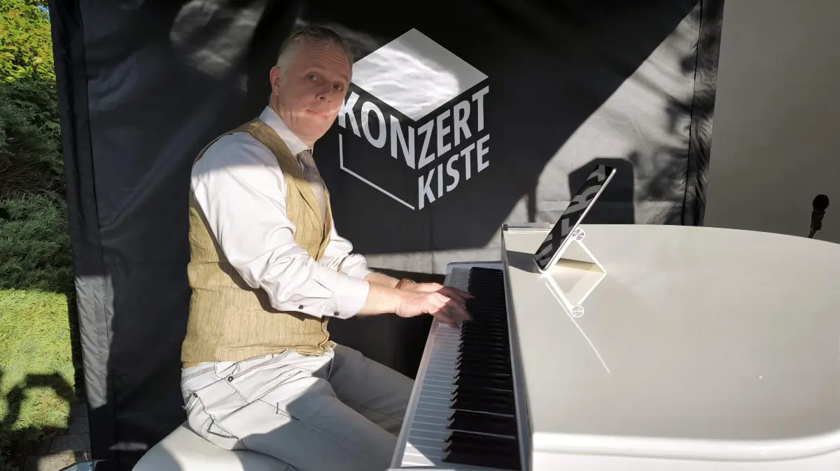 Wolfang Fischer am Piano