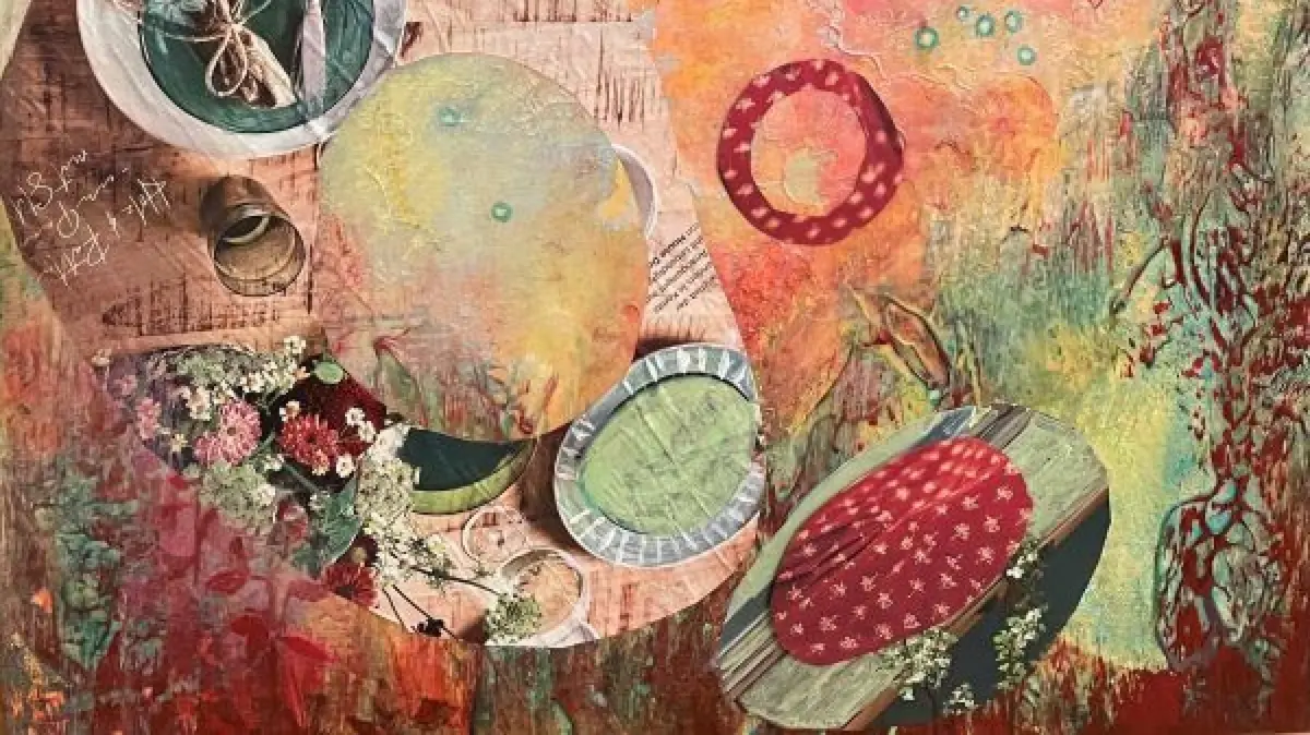 "Fülle" heißt das Werk von Christiane Futter, die mit ihrer Kunst vertreten sein wird.
