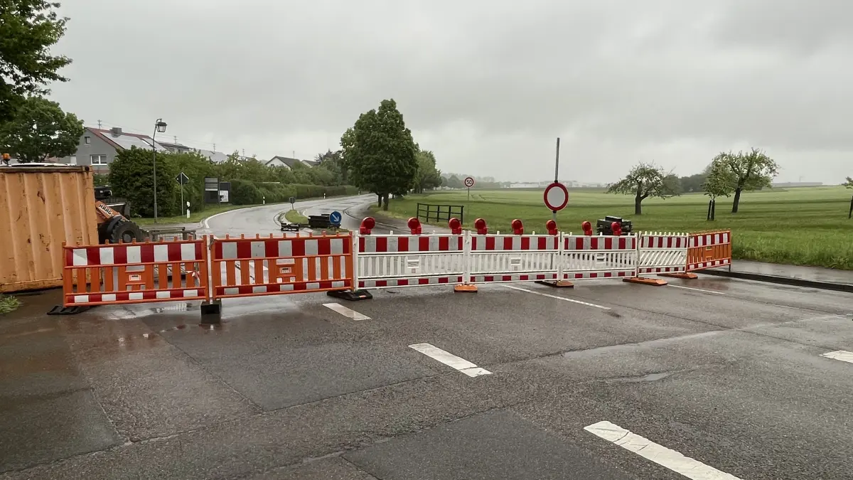 Ortsdurchfahrt Michelfeld gesperrt