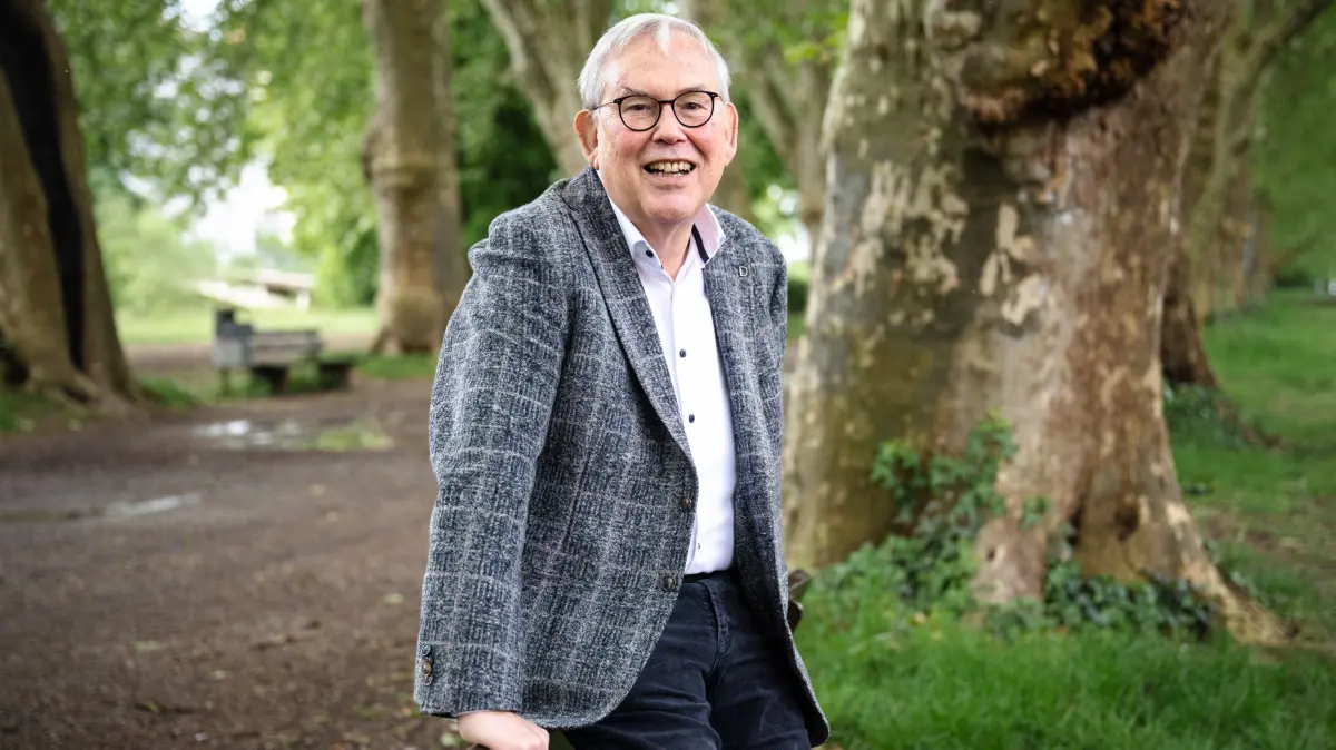 Michael Lucke auf der Platanenallee