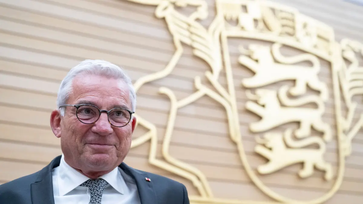 Konstituierende Sitzung des Landtags von Baden-Württemberg: 12.05.2026, Baden-Württemberg, Stuttgart: Thomas Strobl (CDU), nimmt an der konstituierenden Sitzung des Landtags Baden-Württemberg teil. Der neu gewählte Landtag von Baden-Württemberg tritt zu seiner konstituierenden Sitzung mit der Wahl eines neuen Landtagspräsidenten zusammen. Foto: Marijan Murat/dpa +++ dpa-Bildfunk +++