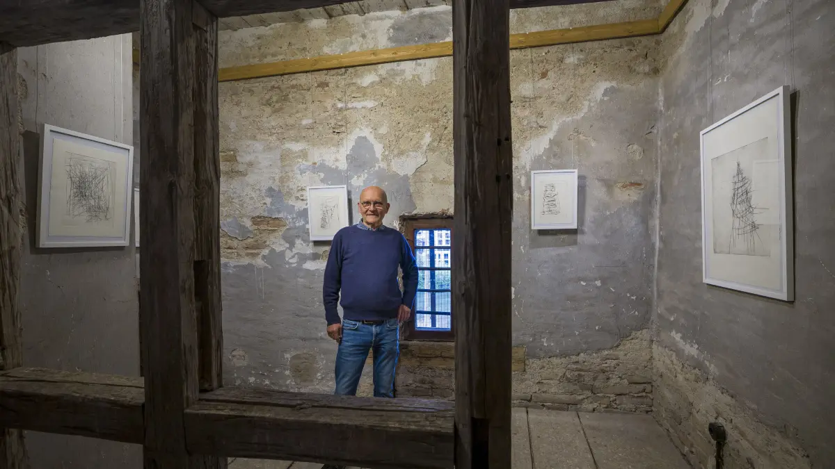 Ulmer Metzgerturm wird zur Galerie - Pressekonferenz mit dem Künstler Johannes Pfeiffer