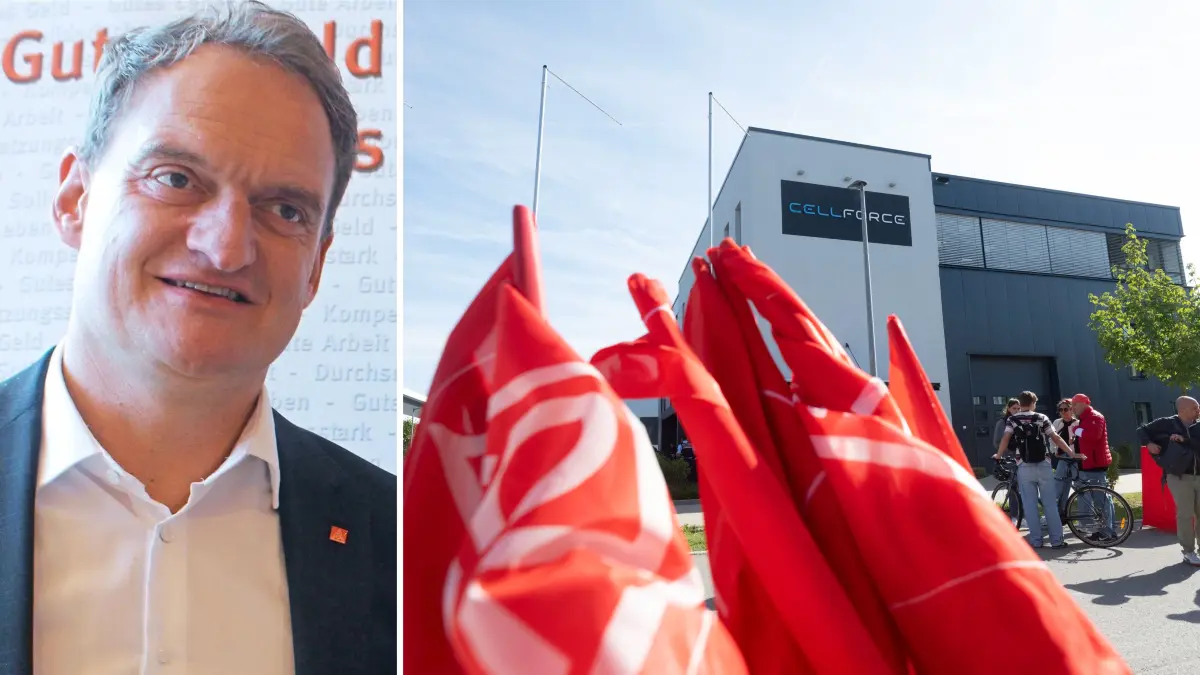 IG-Metall-Geschäftsführer Kai Lamparter hat diese Woche mit dem Cellforce-Betriebsrat gesprochen. Die Enttäuschung sei riesig, sagt er.
