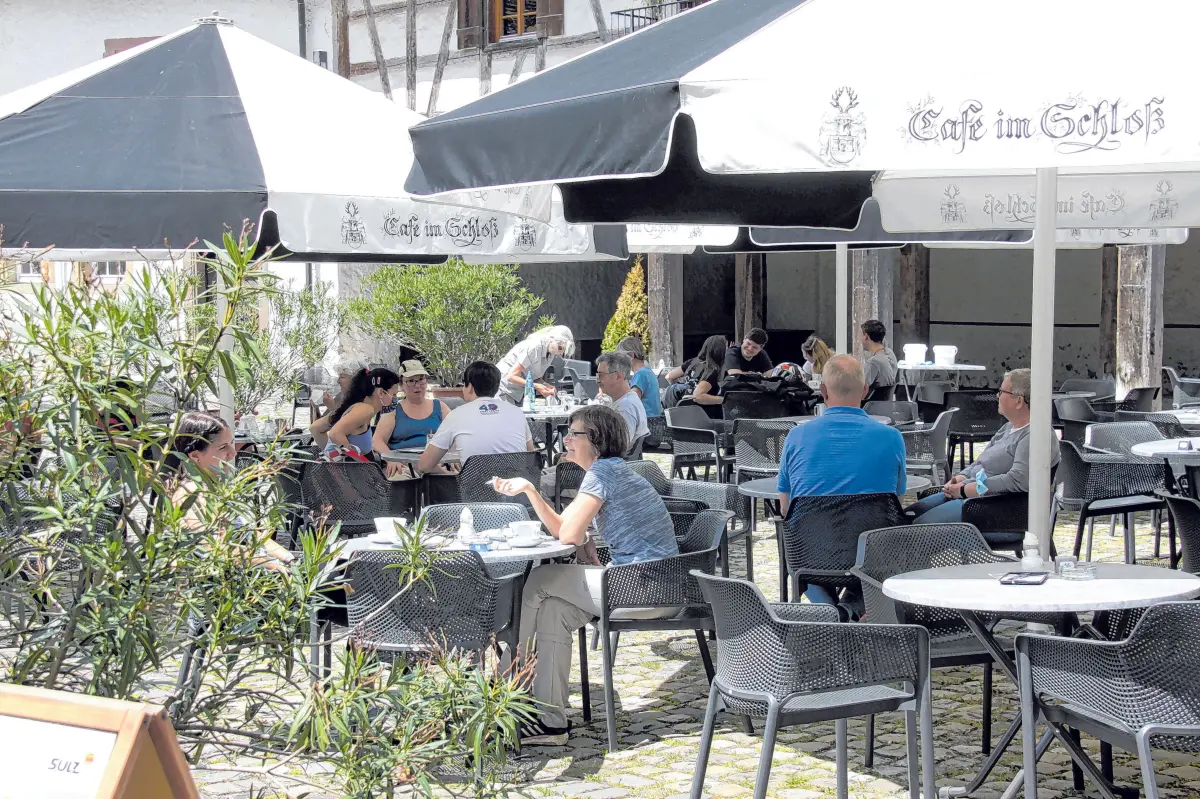 Café im Schloss, Glatt ⇥ Archivfoto: Karl-Heinz Kuball