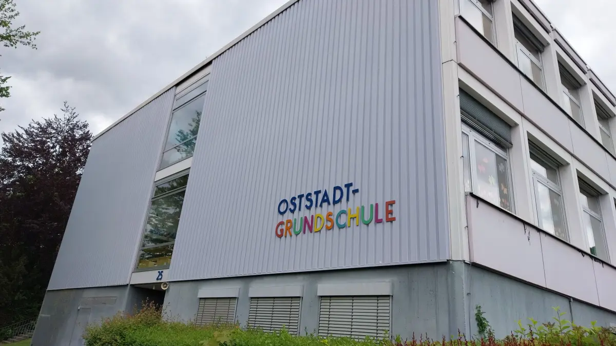 Die Oststadtschule in Ebingen wurde im Jahr 1968 gebaut.