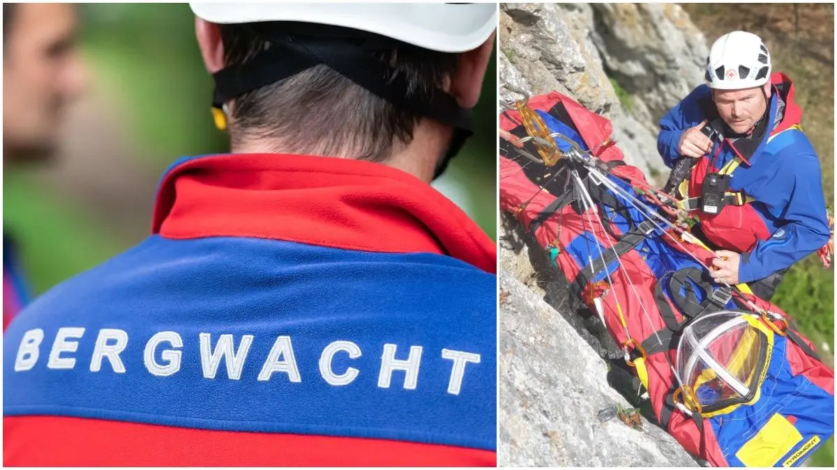 Timo Bohnacker (rechts) leitet seit Kurzem die Bergwacht Blautal.