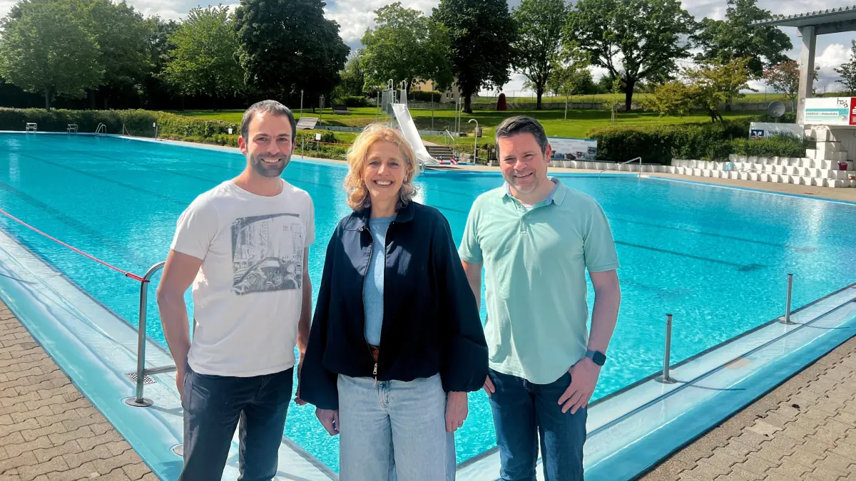 Rainer Baumann, Anette Sperber und Achim Meissner (von links) freuen sich auf die neue Saison.