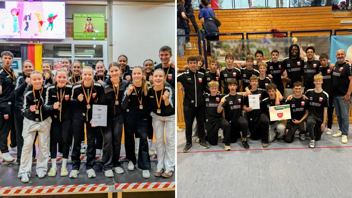 Ob in Paderborn oder Amberg: Der Volleyball-Nachwuchs des TV Rottenburg überzeugte bei der Deutschen U 18 Meisterschaft.