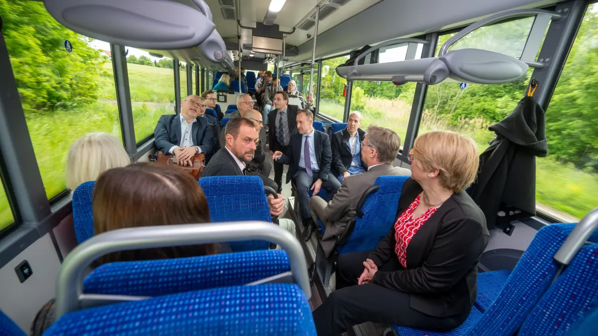 Göppingen, ZOB Bad Boll Vorstellung der neuen RELEX Linie X92 Göppingen – Kirchheim (Teck) Bus Busverbindung