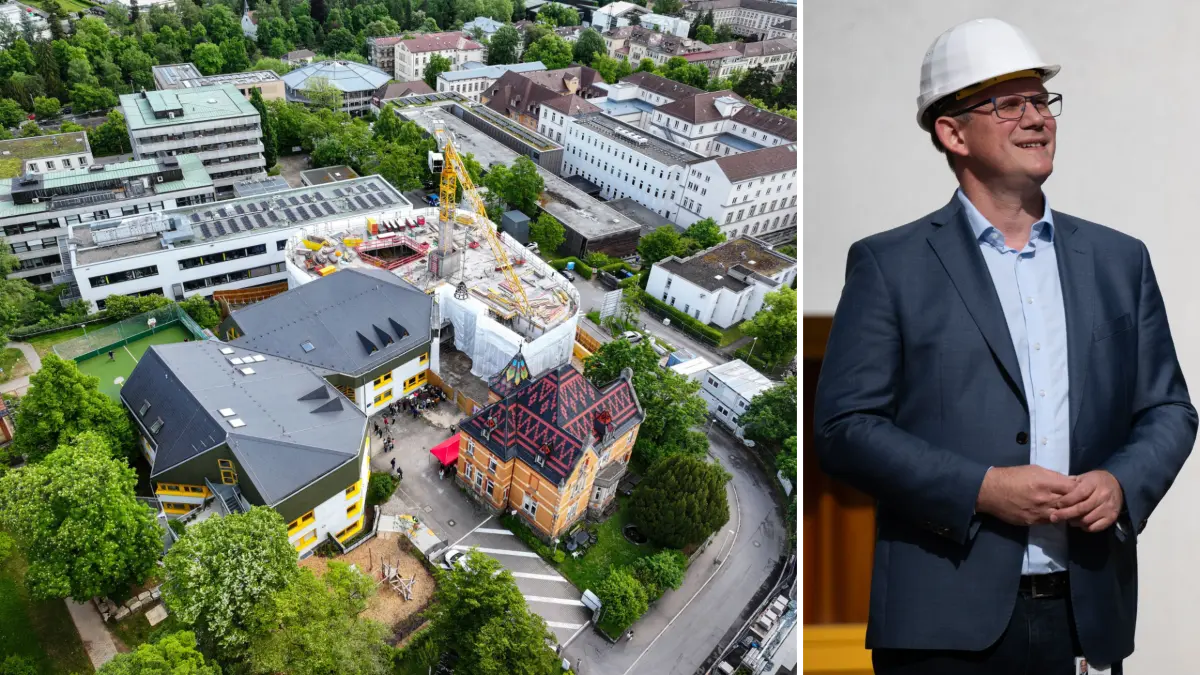 Freut sich, dass es mit dem Erweiterungsbau für die Tübinger Kinder- und Jugendpsychiatrie (KJP) endlich vorangeht: Prof. Tobias Renner, Ärztlicher Direktor beim KJP.