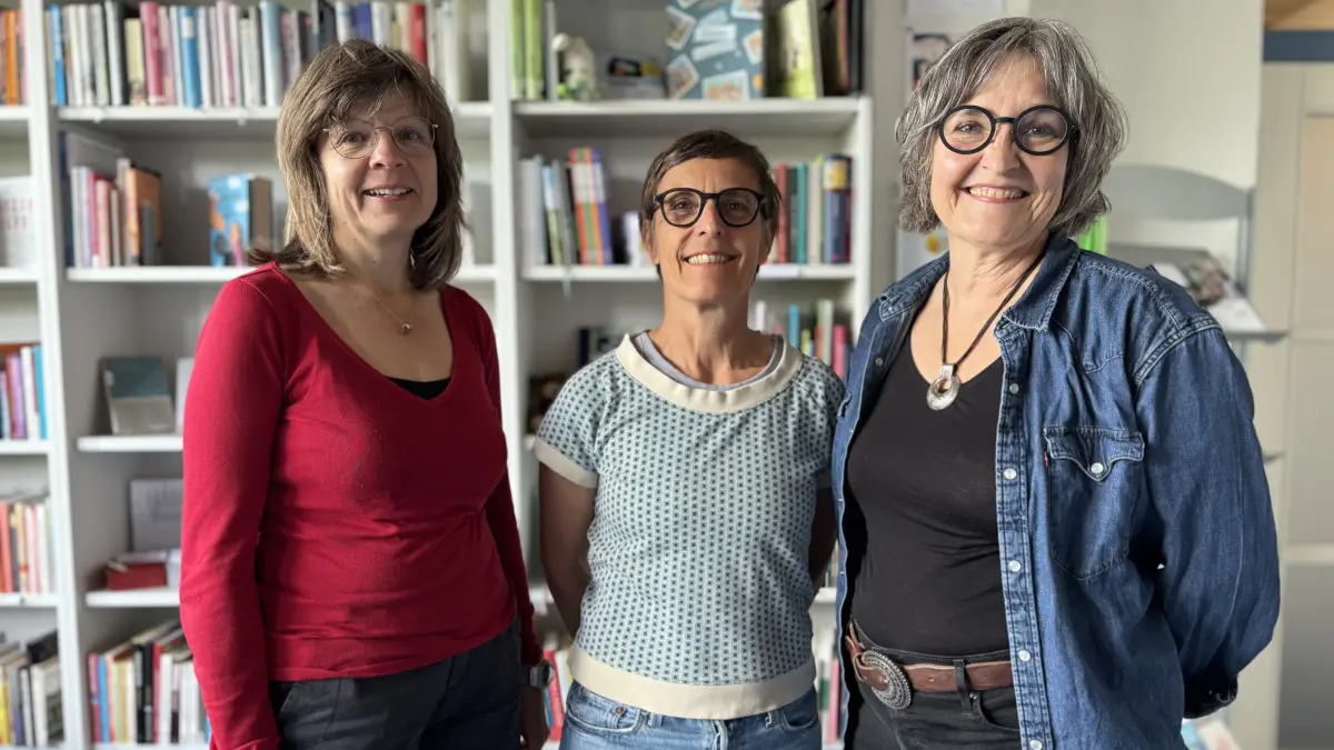 Pädpallinet: Anja Reuß, Susanne Haase, Rita Leonard (von links)