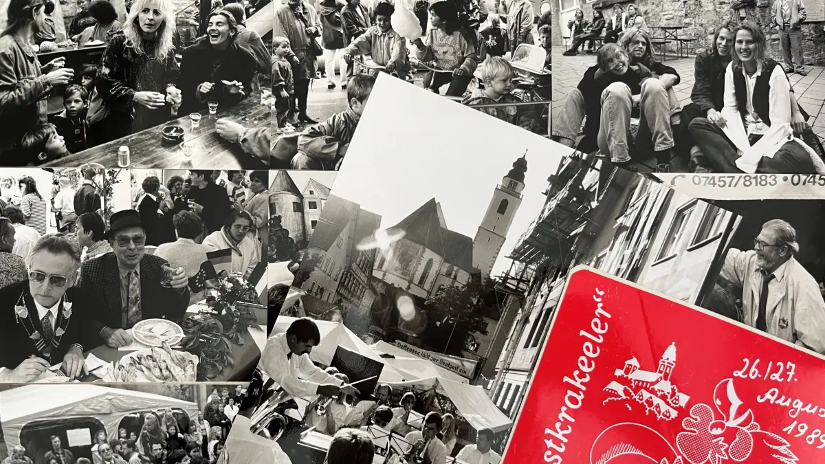 So war das damals, als es in Horb noch ein Stadtfest von Horbern für Horber gab. Gefeiert wurde in der gesamten Stadt. Vor dem Geßlerschen Amtshaus auf dem Marktplatz luden die Dettenseer zur Brotzeit, der Fanfarenzug Mühringen blies den Großkopferten den Marsch vor der Bühne, die Jugend chillte bei Musik im Burgstall und die Marktstände hatten weder mit Steigungen noch unebenen Untergründen Probleme.
