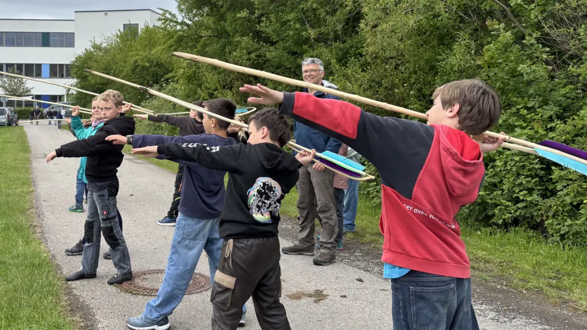 Steinzeitprojekt Jenaplanschule Mössingen