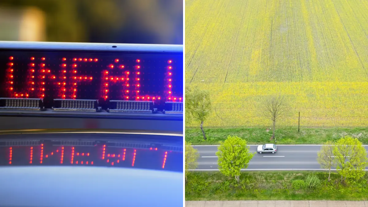 Durch den Zusammenstoß rutschte der VW der 81-Jährigen einen Abhang hinunter und kam in einem Rapsfeld zum Stehen. (Symbolbild)