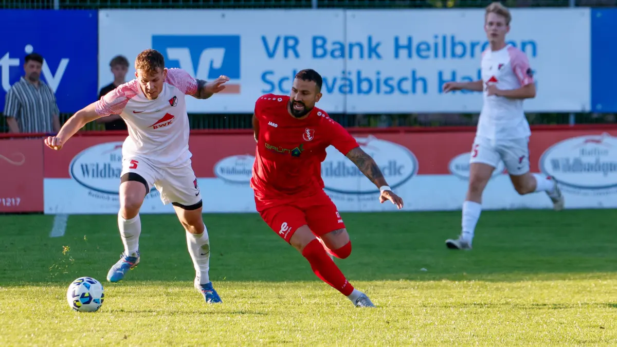 Fußball Landesliga Saison 2025/26 SSV Schwäbisch Hall - TSV Ilshofen 2:2