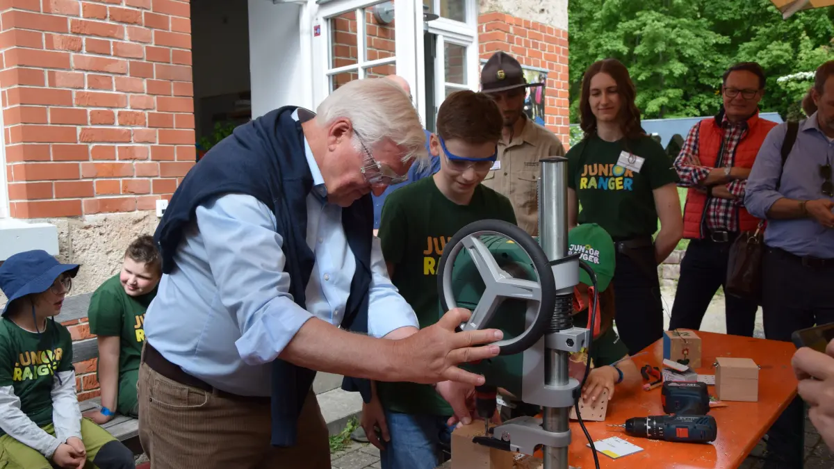 Frank-Walter Steinmeier zu Gast in Münsingen