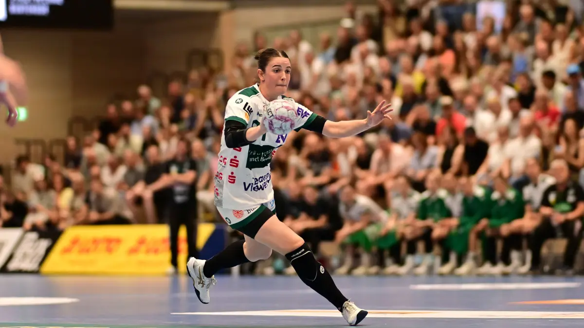 Buxtehuder SV vs. FRISCH AUF! Göppingen, Handball, Frauen, 1. Bundesliga, Play-Offs, Spielzeit 2025/2026, 23.05.2026: Lea Neubrander (81, FRISCH AUF Göppingen)
Buxtehuder SV vs. FRISCH AUF! Göppingen, Handball, Frauen, 1. Bundesliga, Play-Offs, Spielzeit 2025/2026, 23.05.2026
Foto: Eibner-Pressefoto/Felix Schlikis