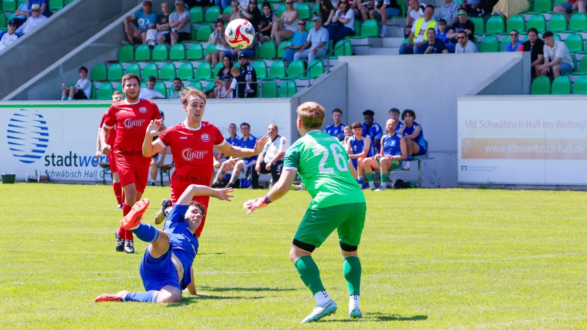 Fußball Verbandsliga Saison 2025/26 Sportfreunde Schwäbisch Hall - FC Rottenburg 6:1
