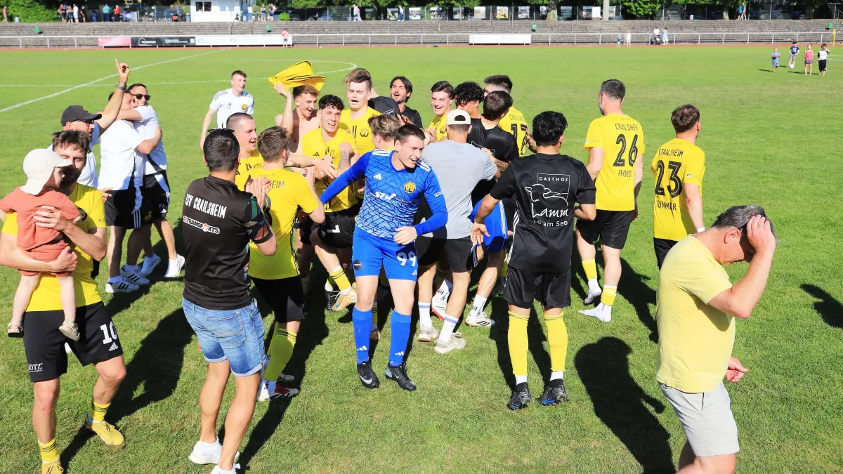 Der TSV Crailsheim kann nach dem 2:1-Heimsieg gegen die SG Weinstadt den Klassenerhalt in der Landesliga 1 feiern.