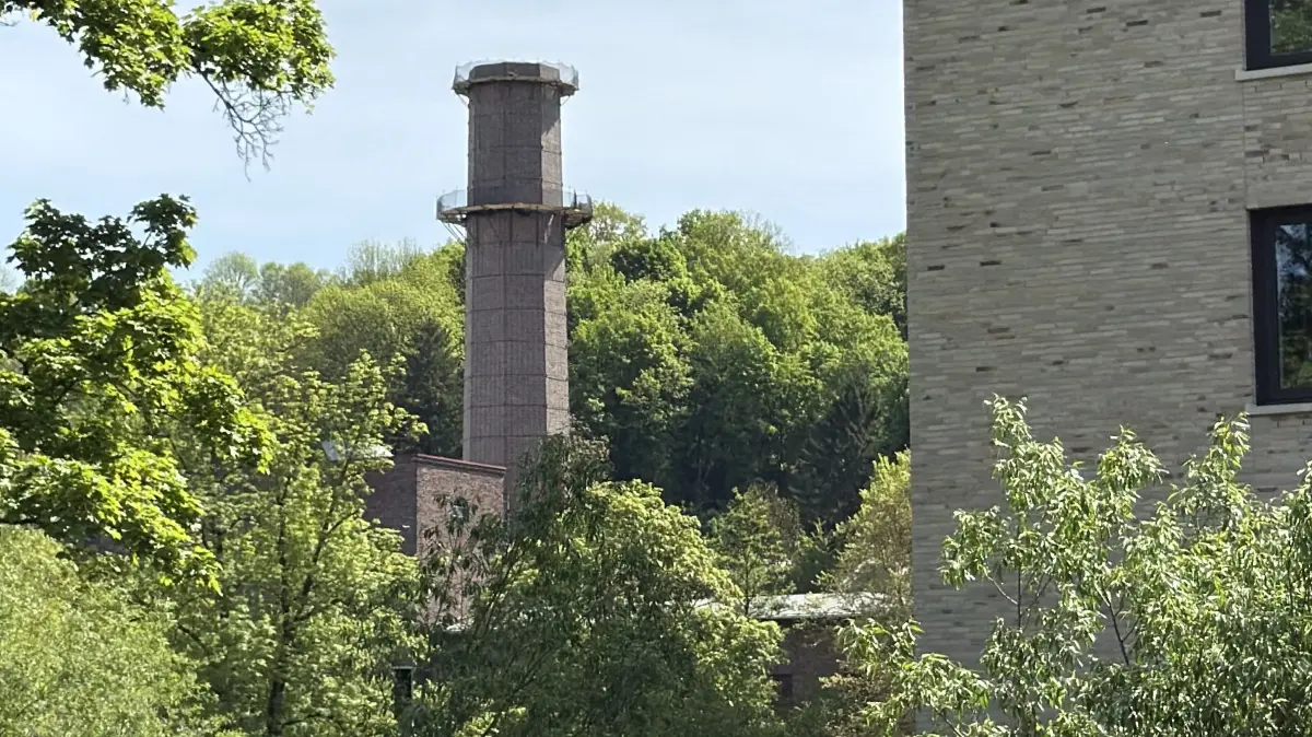 Tübingen Brunnenstraße Schornstein Abriss Abbau Stadtwerke Tübingen SWT