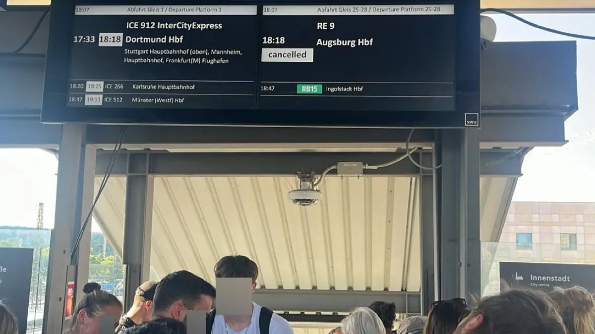 Polizeieinsatz am Ulmer Hauptbahnhof am 26.05.2026.