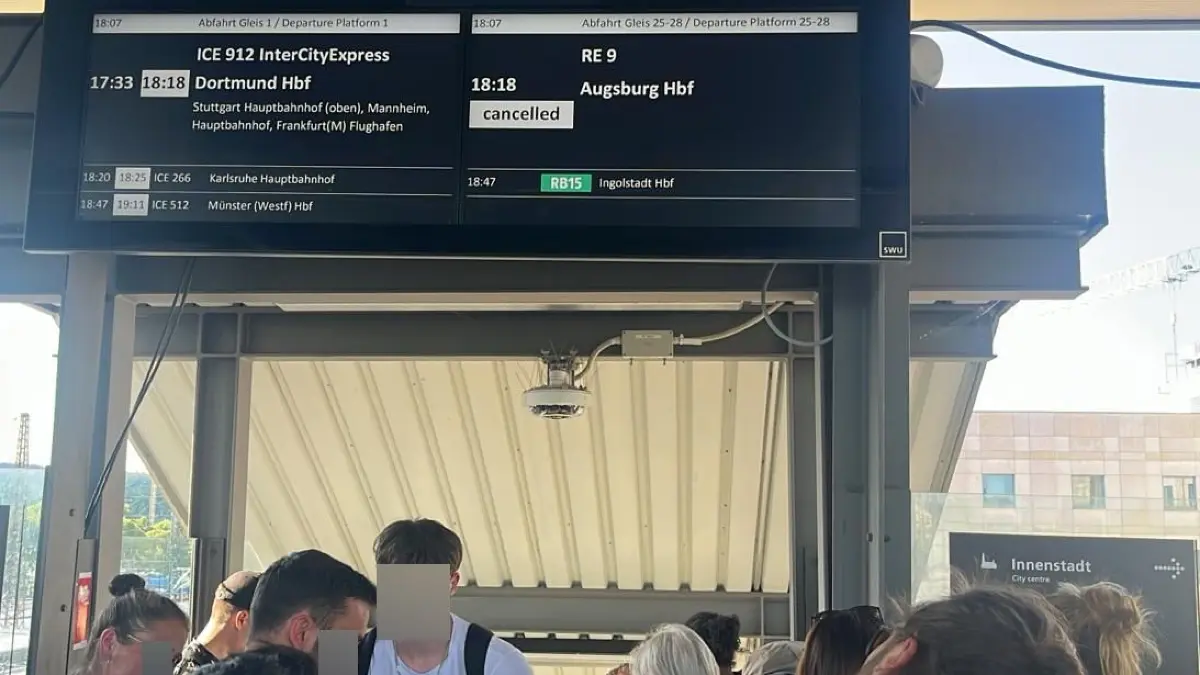 Polizeieinsatz am Ulmer Hauptbahnhof am 26.05.2026.