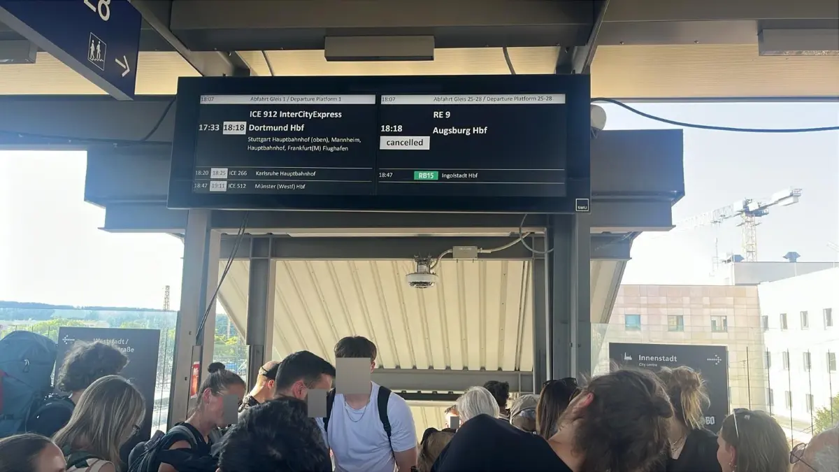 Polizeieinsatz am Ulmer Hauptbahnhof am 26.05.2026.