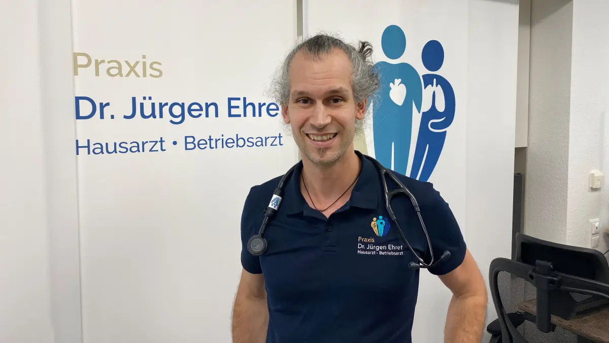 Der neue Hechinger Hausarzt Dr. Jürgen Ehret setzt stark auf digitale Konzepte.