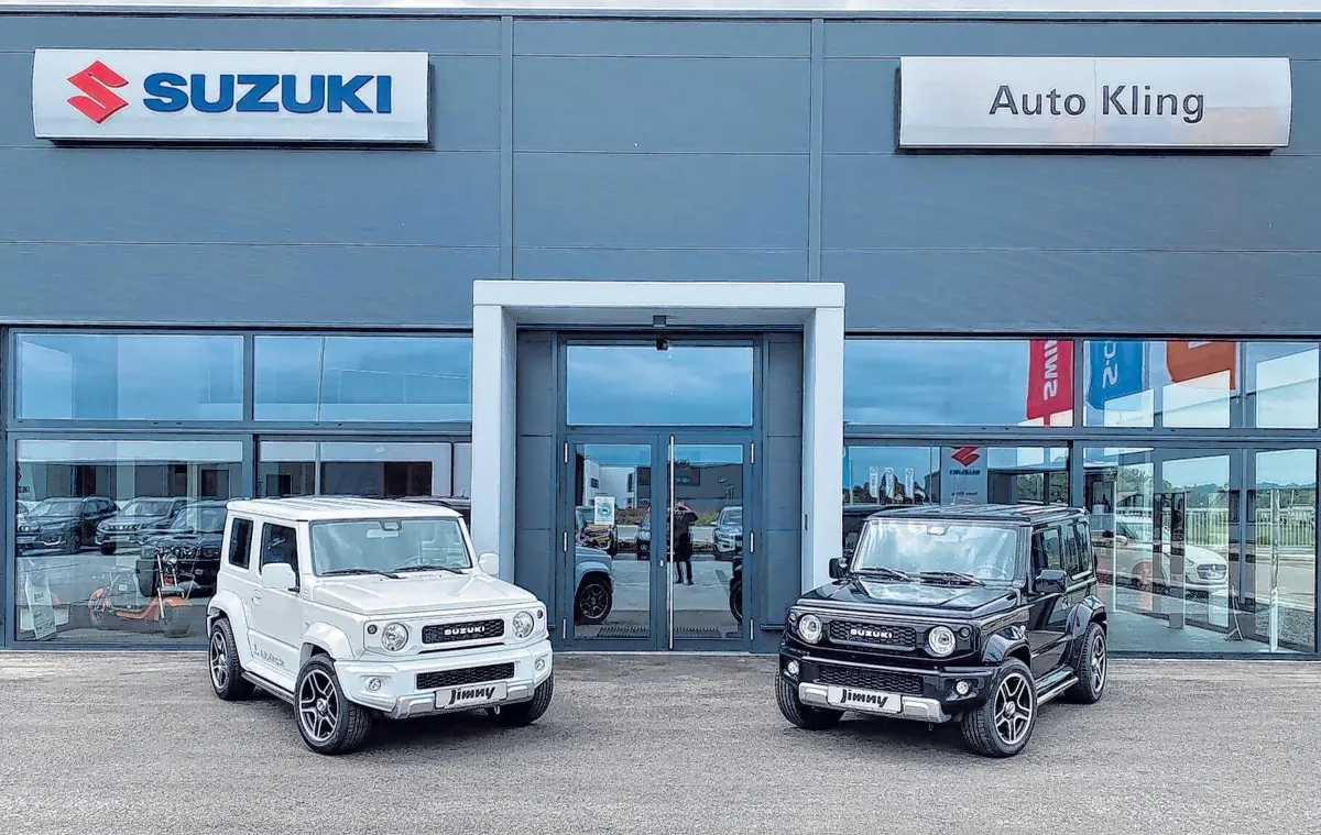 Suzuki-Fans kommen bei Auto Kling auf ihre Kosten. Neben Suzuki-Modellen als Neu- und Gebrauchtwagen bekommt man auch die anderer Hersteller.⇥Foto: Auto Kling