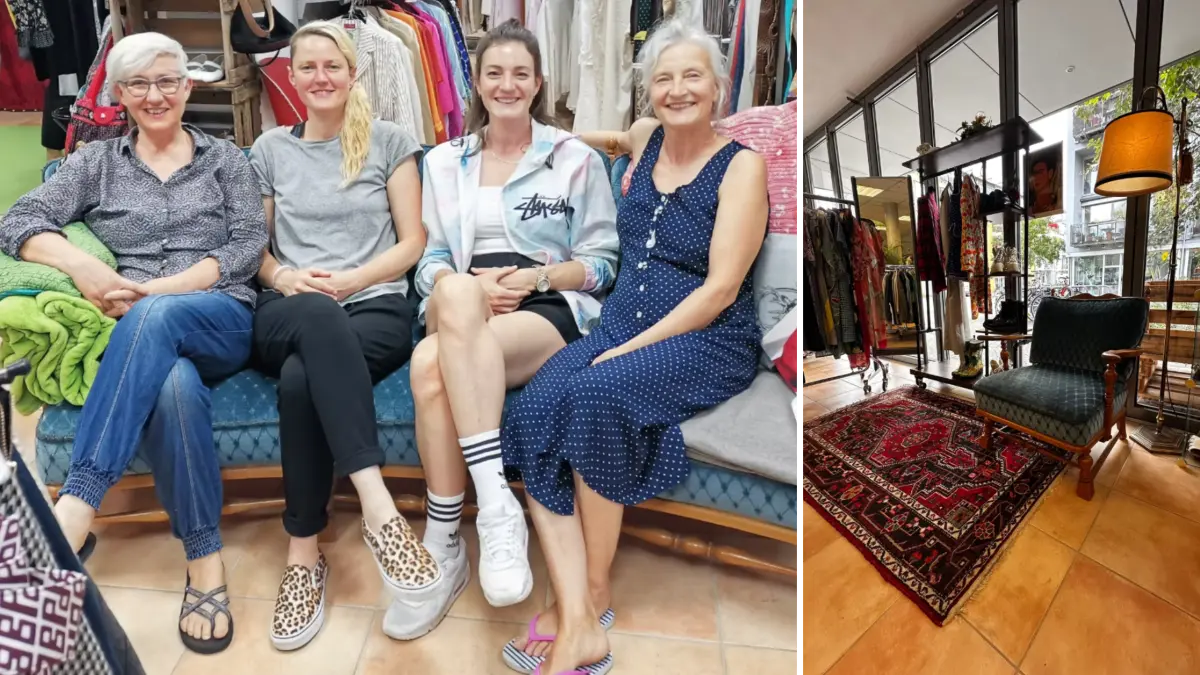 Das Team des "Südstern" von links nach rechts: Chris Anhorn, Tobi, Maike Burmeister und Britta Burmeister.