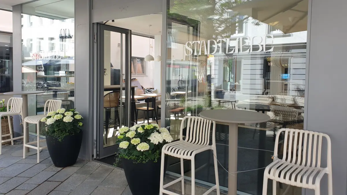 Neues Café "Stadtliebe" in Ehingen, im früheren Schuhhaus Maute