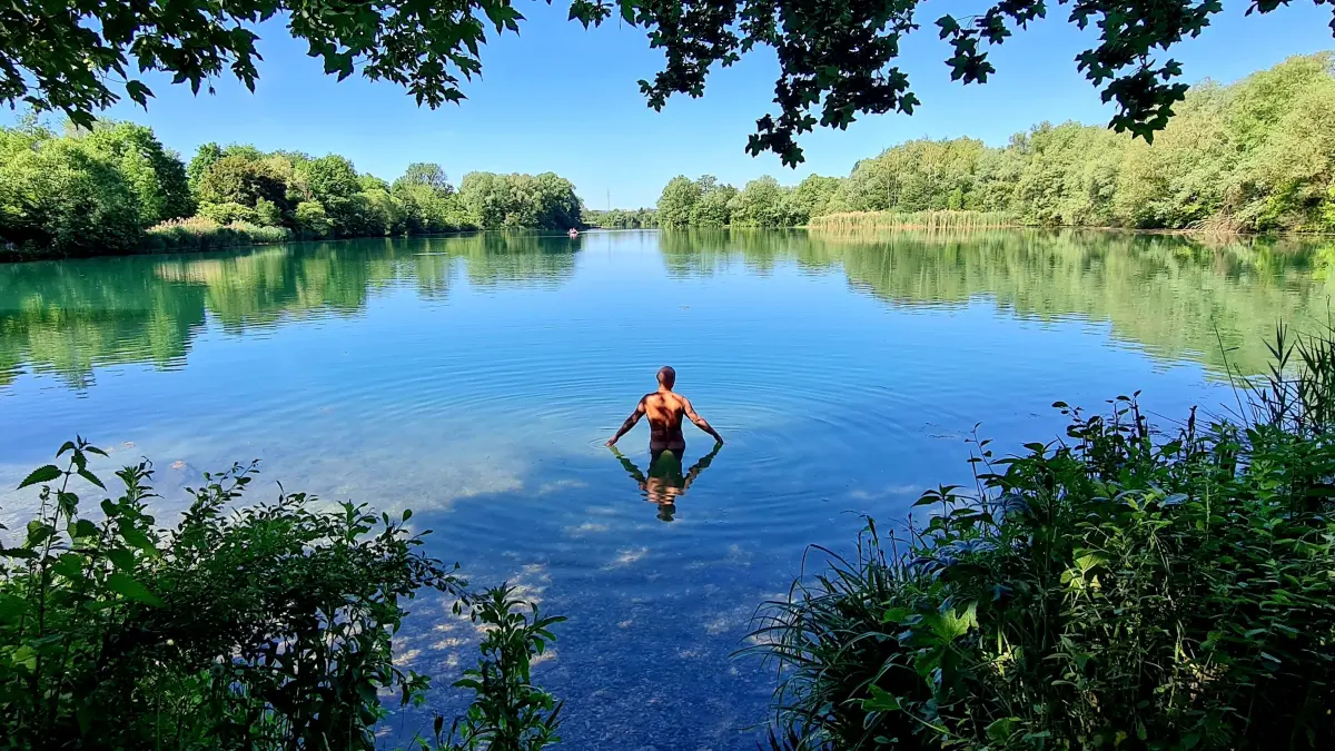 Hirschau Baggersee Tübingen