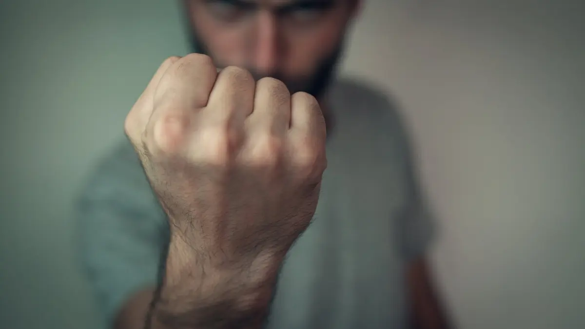 Angry man