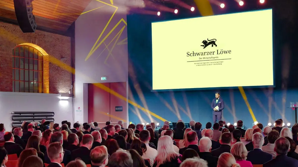 Die Phoenix-Halle im Römerkastell war erneut Standort für die festliche Preisverleihung zum „Schwarzen Löwen“.