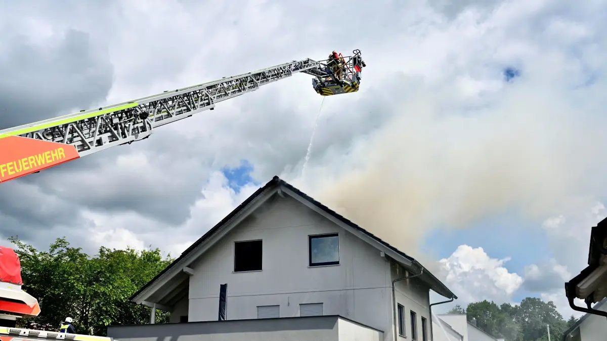 Brand Dachstuhlbrand Birenbach