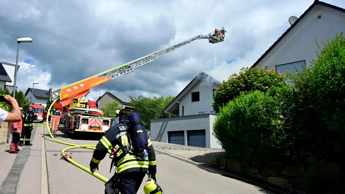 Brand Dachstuhlbrand Birenbach