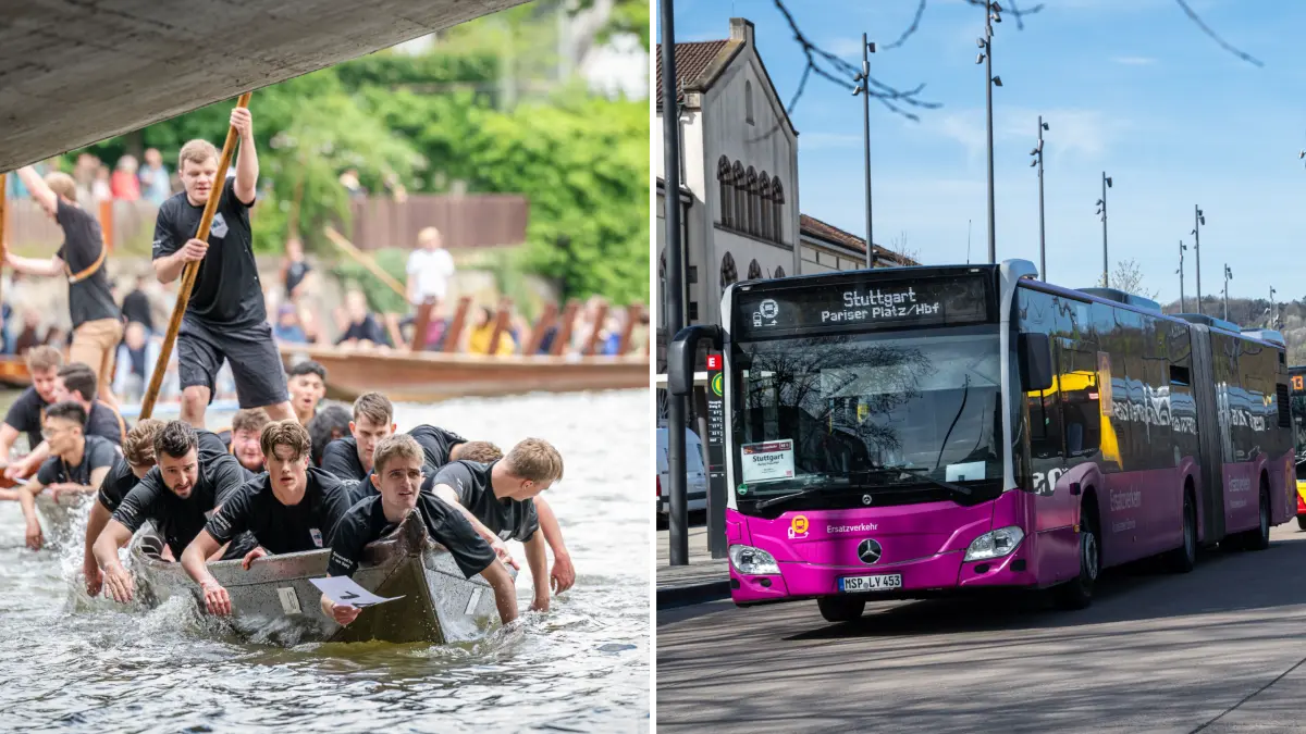 Wegen des Stocherkahnrennes kommt es am Donnerstag, 4. Juni 2026, zu Straßensperrungen. Das führt zu Änderungen im Busverkehr.