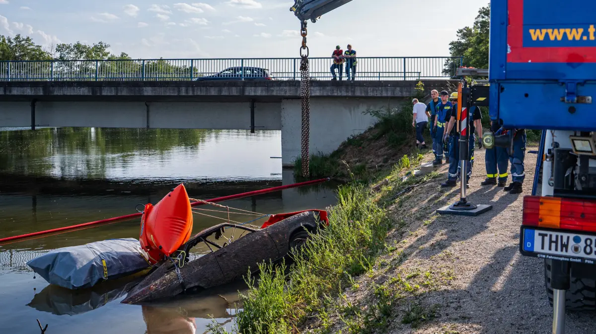 Manta aus der Donau bei Elchingen geborgen