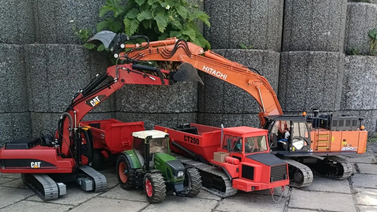 Diese Maschinen sind zwar klein, aber bringen vollen Einsatz.