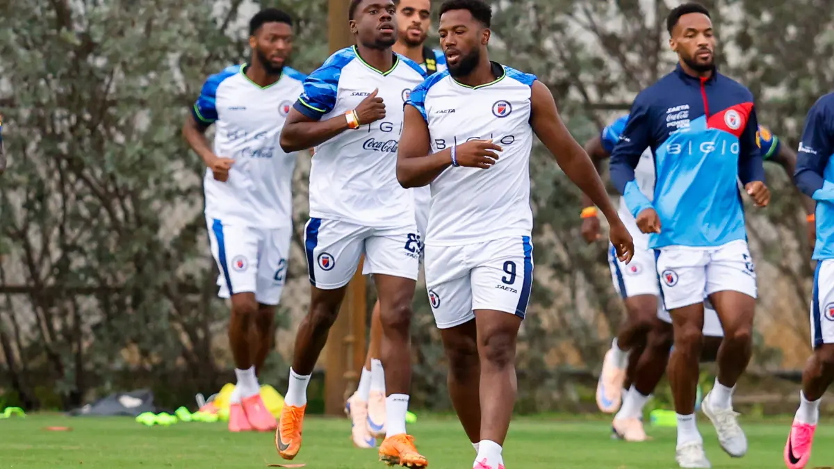 June 1, 2026, Fort Lauderdale, Florida, USA: Haiti forward Duckens Nazon 9 is seen at a training session prior to a pre 2026 FIFA World Cup, WM, Weltmeisterschaft, Fussball Friendly game against New Zealand. Fort Lauderdale USA - ZUMAa257 20260601_zsp_a257_024 Copyright: xChrisxArjoonx