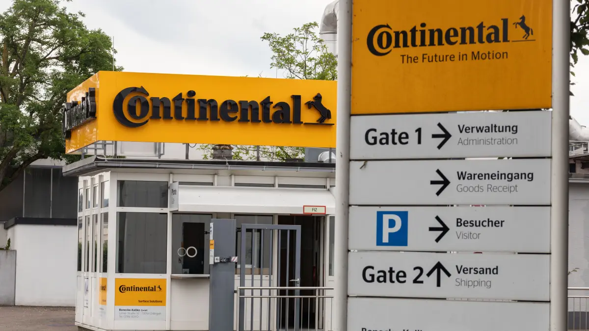 Eislingen Fa. Continental Arbeitsplätze