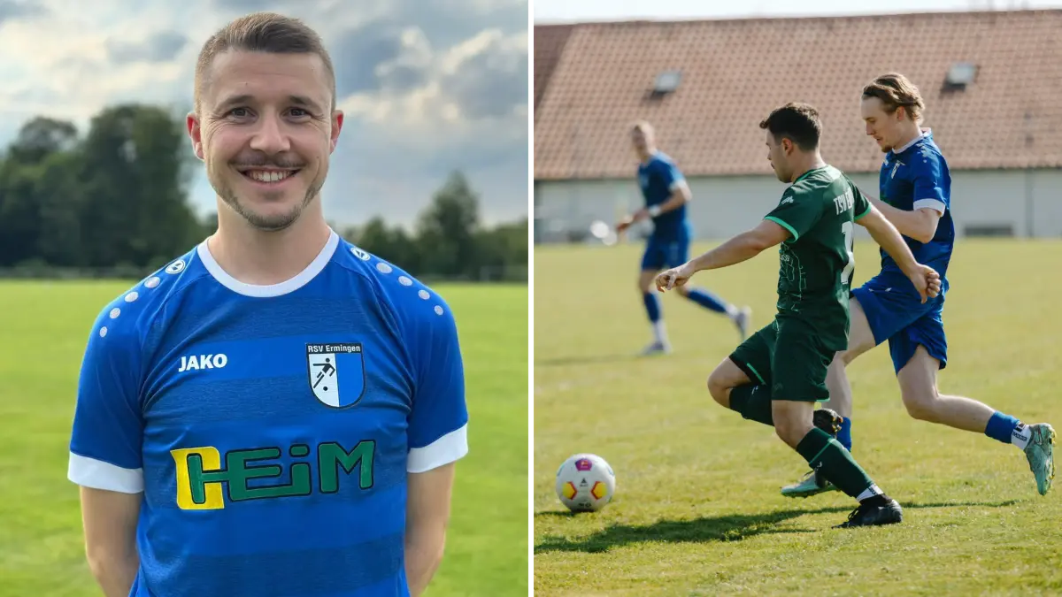 Thomas Laub (links) ist Kapitän beim RSV Ermingen in der Fußball-Kreisliga A2 Donau/Iller. Seine Mannschaft kämpft unter anderem gegen den TSV Einsingen um den Klassenerhalt.