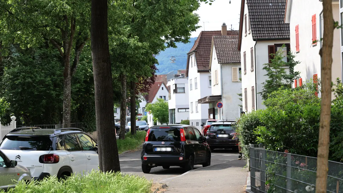 Verkehr Metzingen Parken Wohngebiet Parkplätze